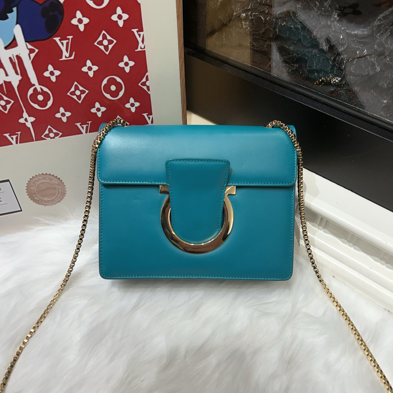 95新 FERRAGAMO/菲拉格慕 菲拉格慕斜挎包 cj3133