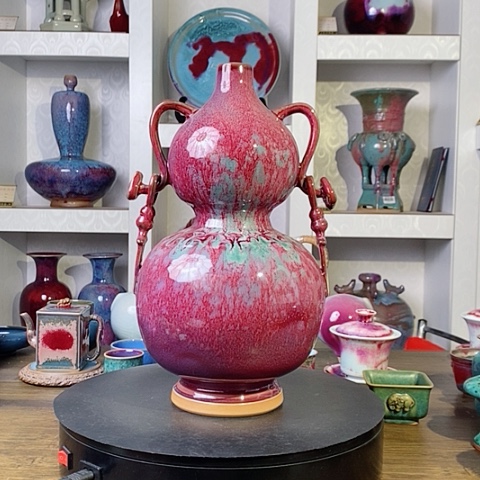 摆件禹州神后钧瓷原产地~