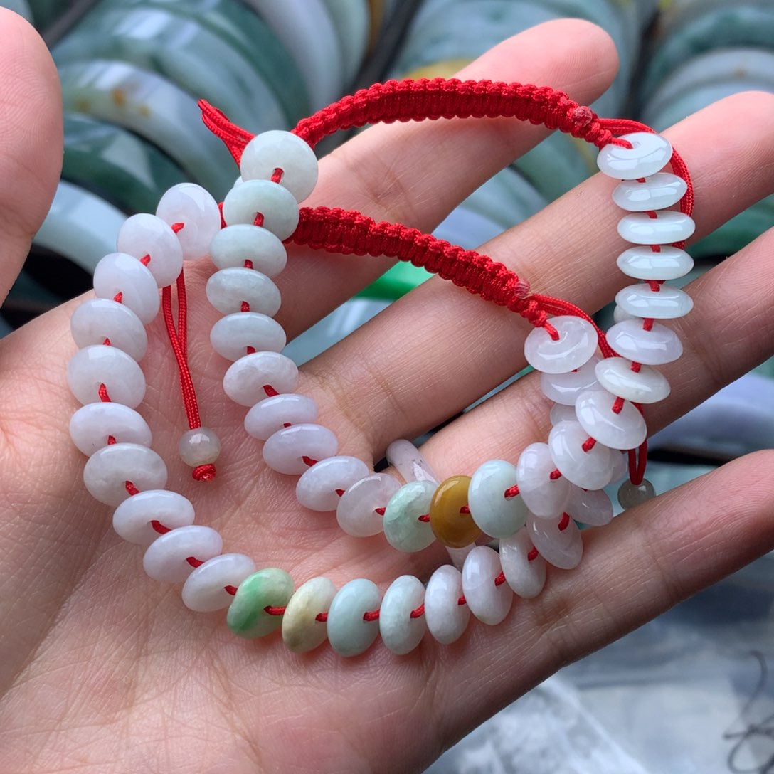 未镶嵌手链翡翠多样性