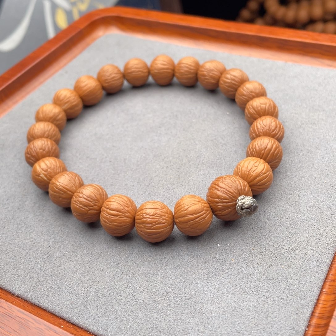 手串猴头核桃凤羽13+全品无瑕