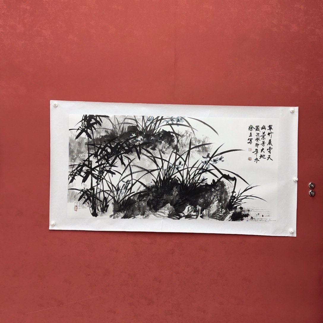 书法巡逻车上还能看见