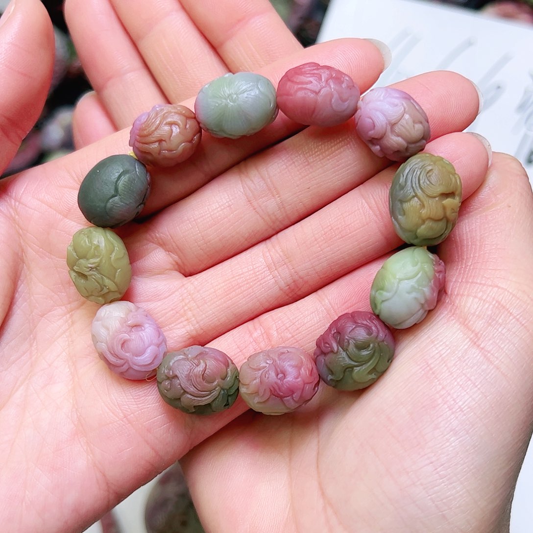 玛瑙/玉髓手串未镶嵌暮*✨手串