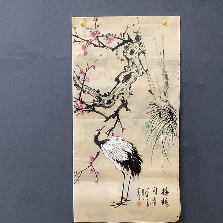 国画段莲军手绘作品50.100