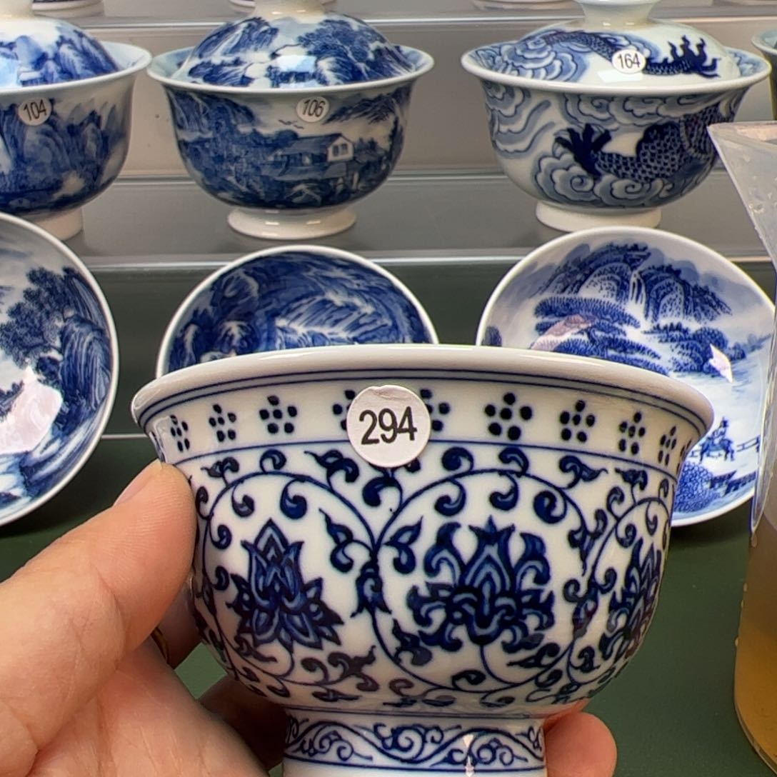 杯木木景德镇纯手绘茶具294