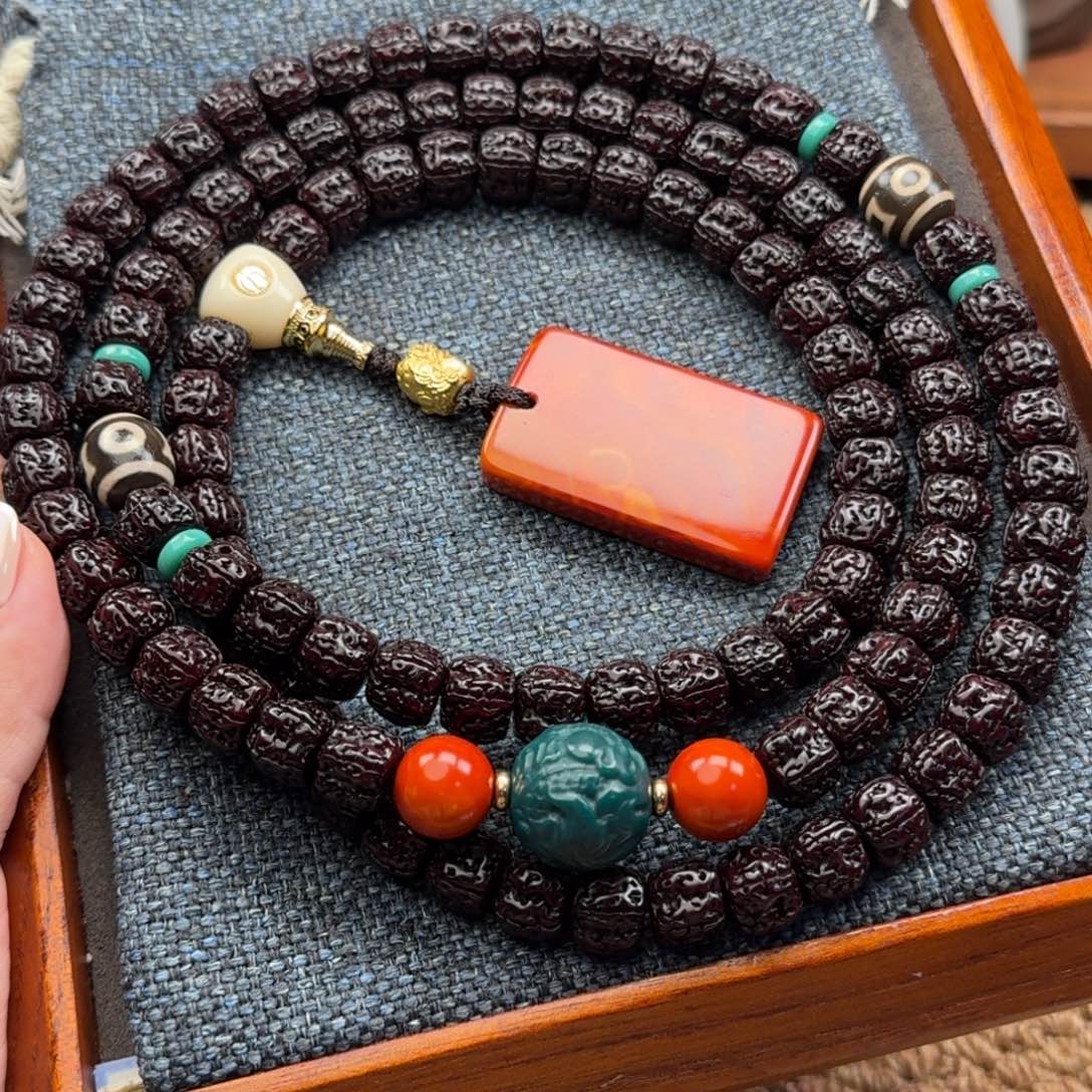 陈***建吊坠金刚菩提黑金