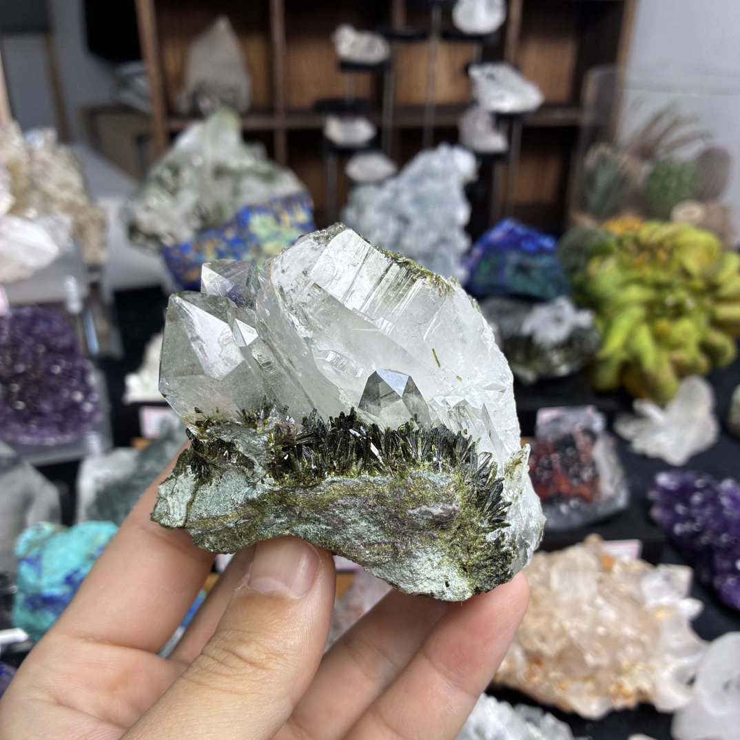 水晶标本装饰创意摆件
