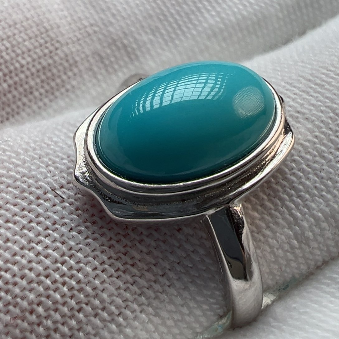 绿松石银S925镶嵌配饰