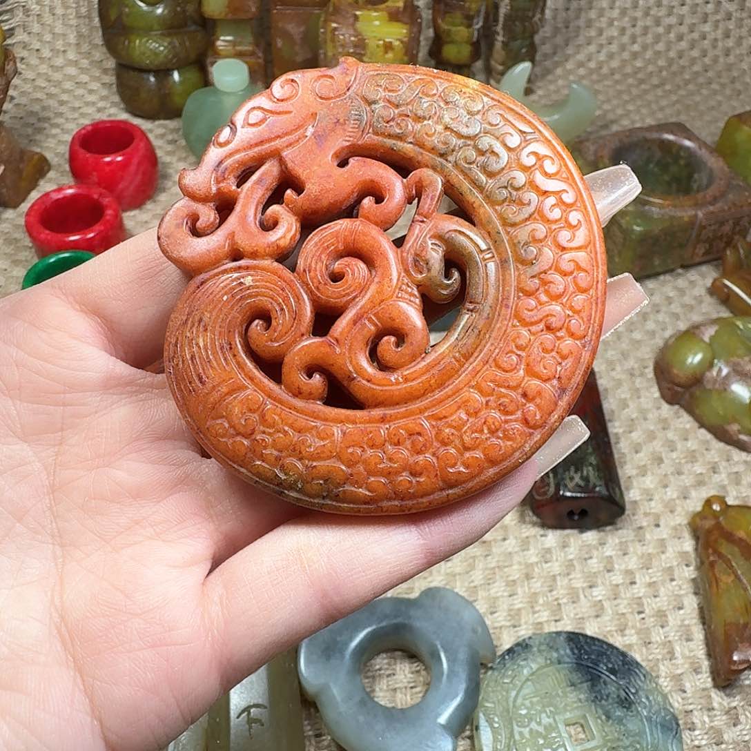 白玉菩提吊坠挂件
