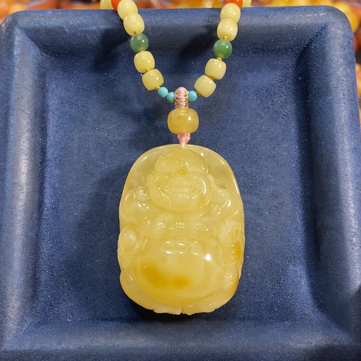 蜜蜡颈饰未镶嵌蜜蜡