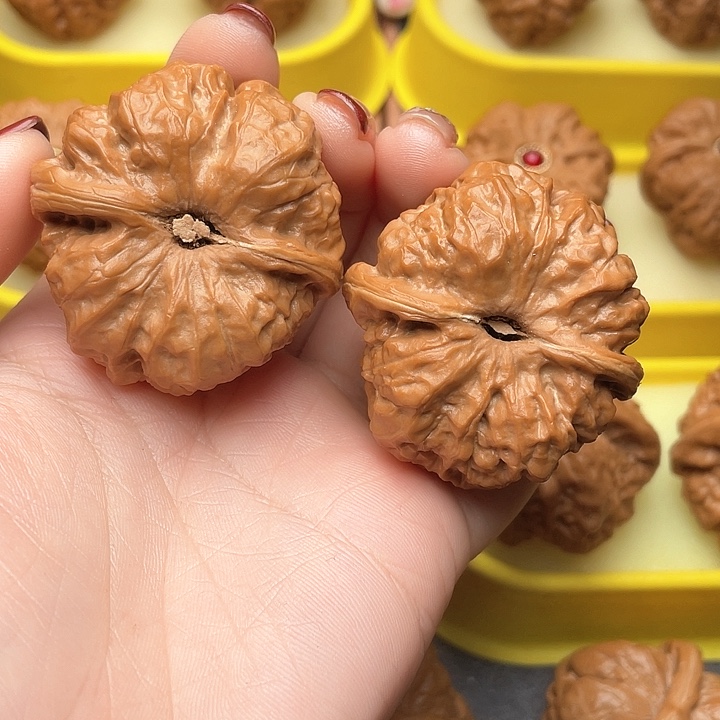 文玩核桃吊坠旭*蛤蟆头镶嵌