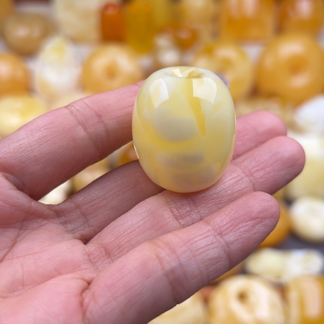 琥珀裸石未镶嵌纯天然琥珀蜜蜡无优化