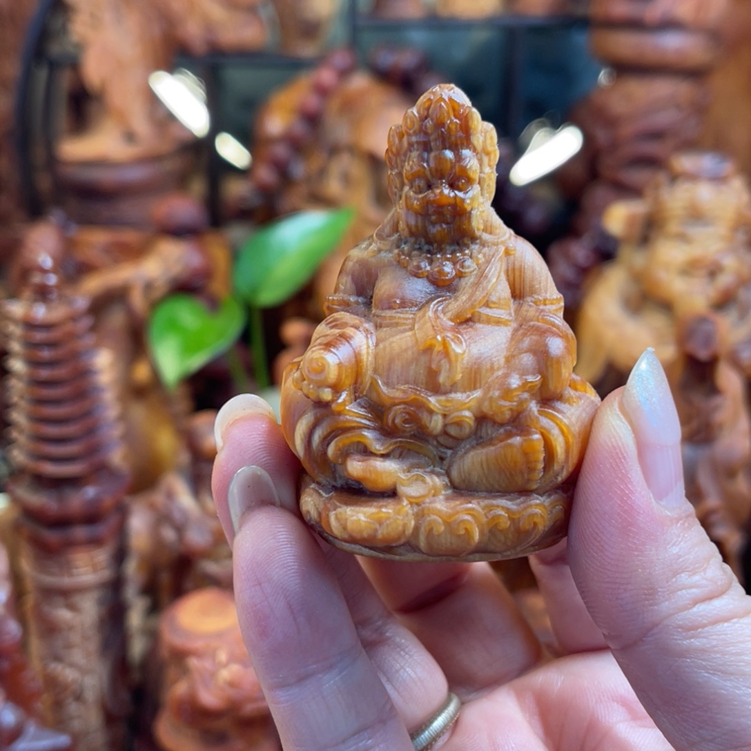 其他松木（琥珀木）黄财神