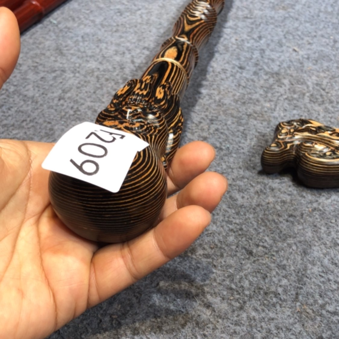 【闪购商品】木用***界斑马木寿星手杖209