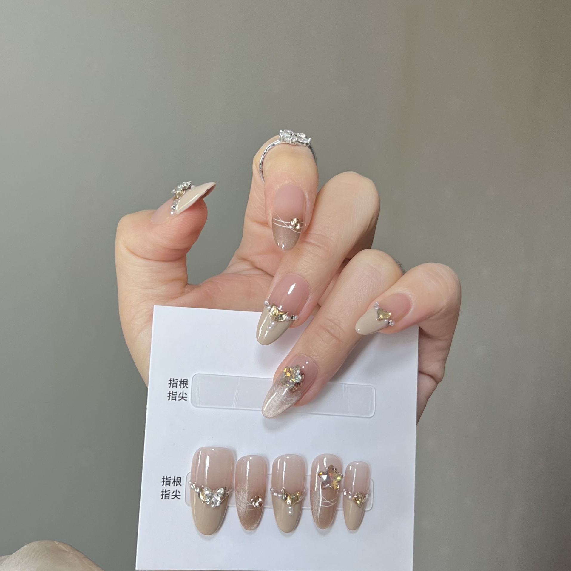 【实拍36】猫眼美甲款式短款推荐手工穿戴甲网红指甲纯手工新款