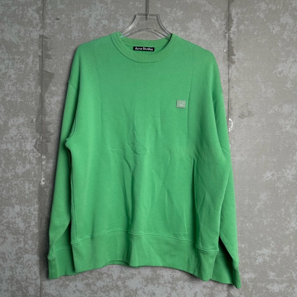 未使用 WE11 DONE XS*1/Acne/刺绣笑脸logo圆领卫衣/18742/JP