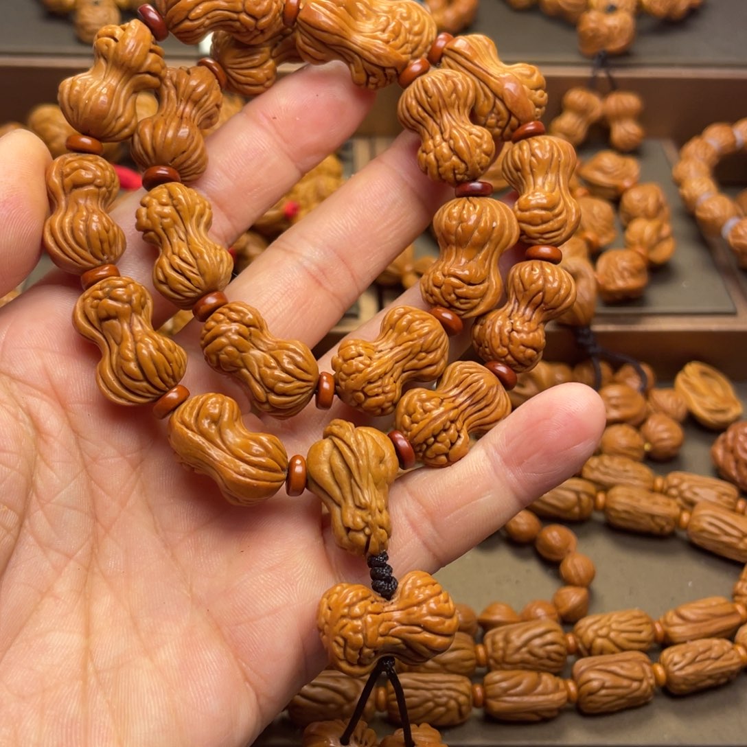 煒***手串桃核龙纹桃核3