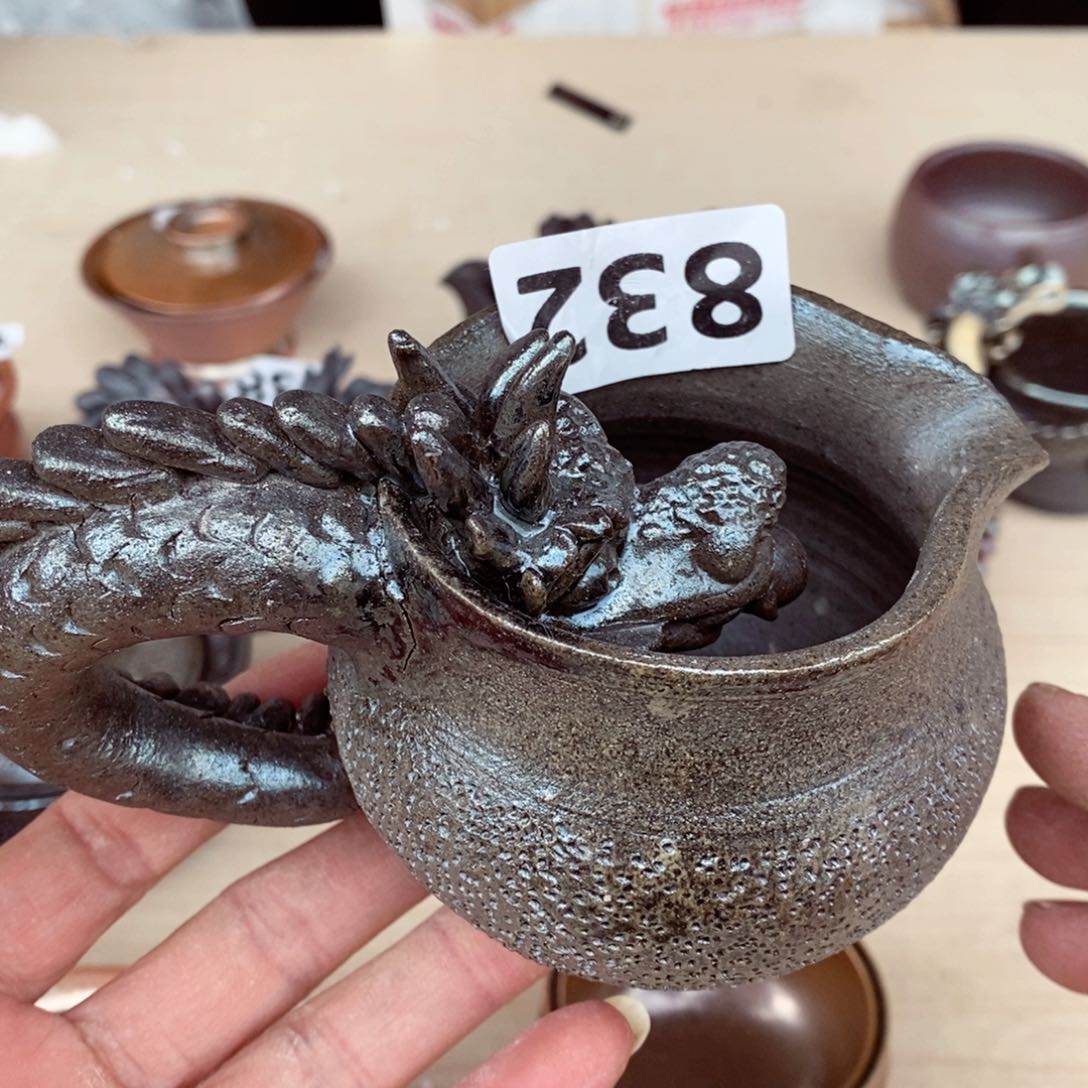 瑕疵，柴烧茶具陶瓷杯子