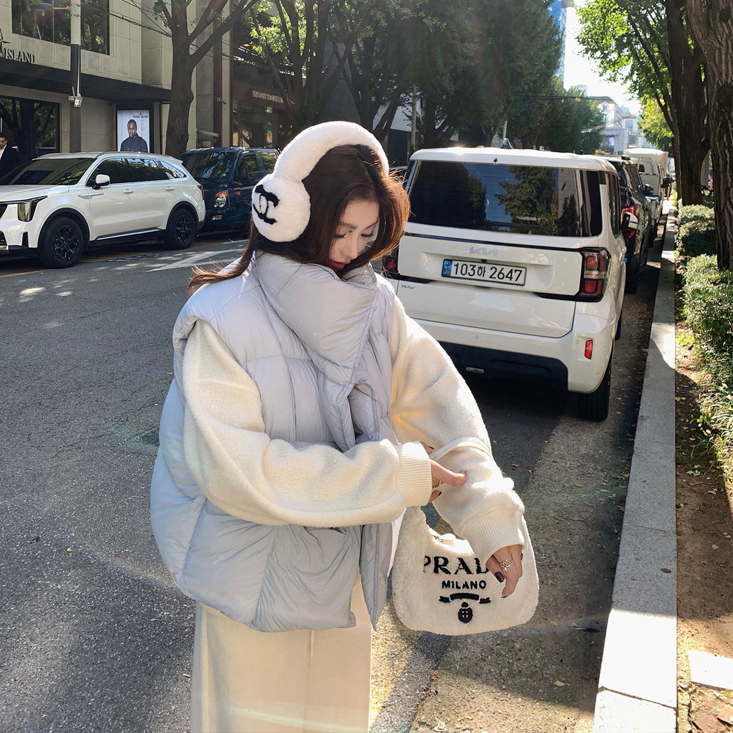 Lilylikes“欧尼泡芙”三星安心90白鸭绒 高质轻盈暖-马夹