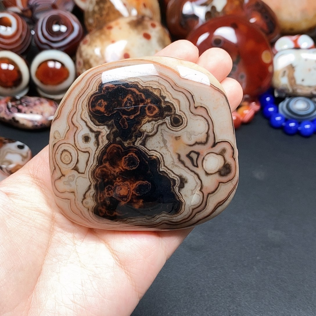 玛瑙/玉髓三毛未镶嵌j****a