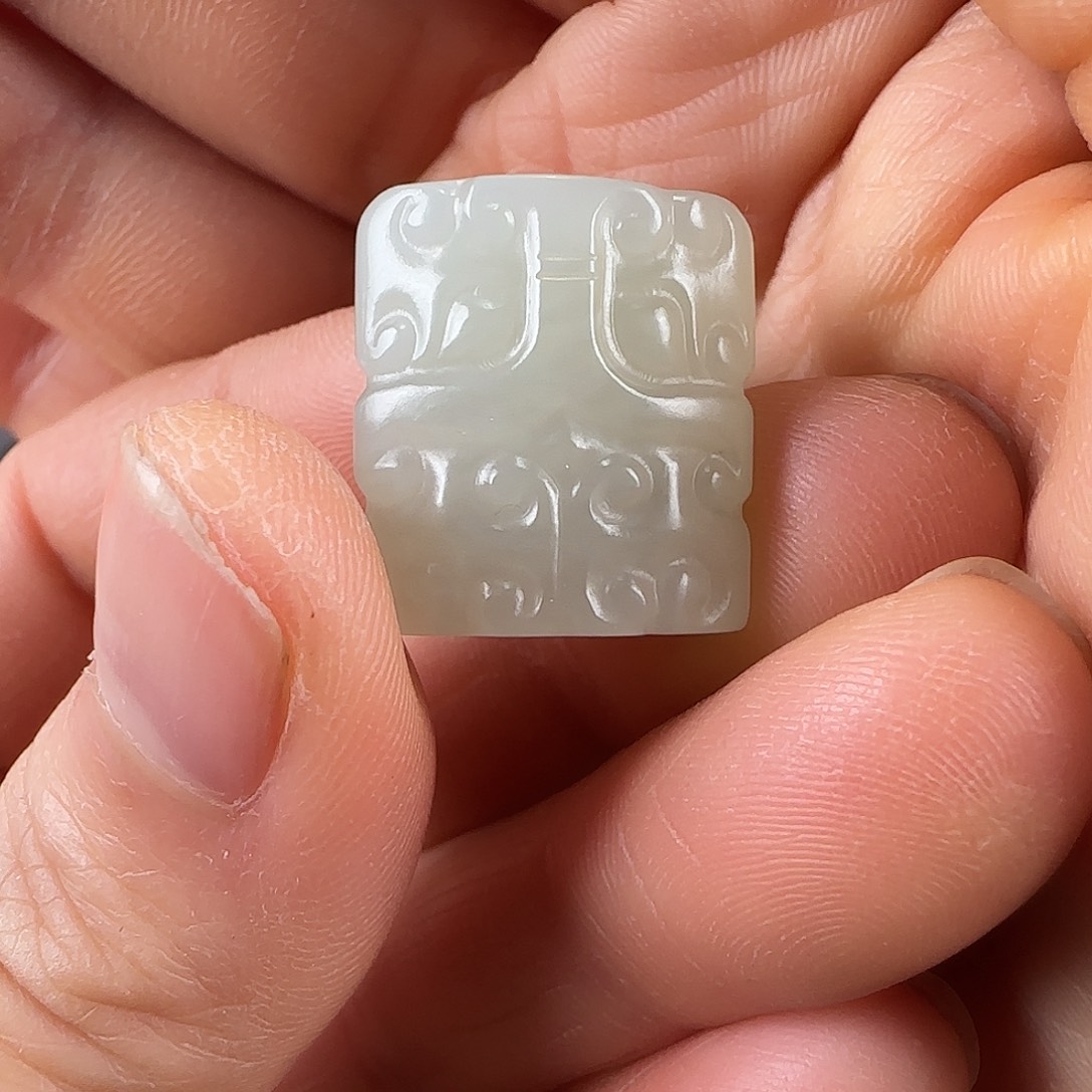 F***g和田玉（糖玉）未镶嵌挂件