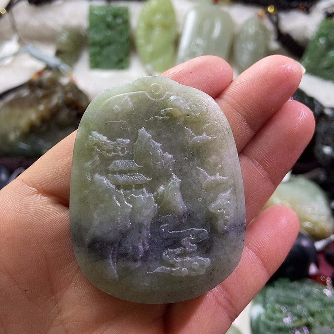 和田玉（糖玉）颈饰未镶嵌