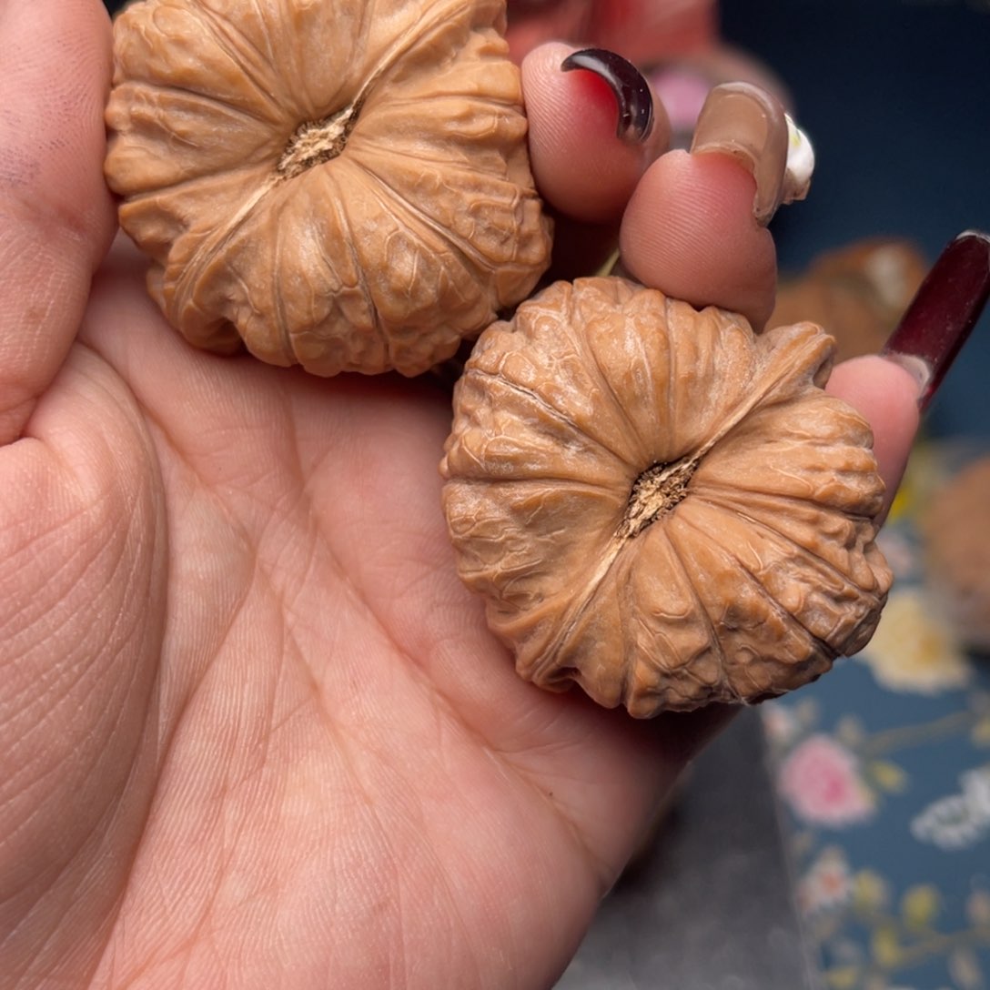 文玩核桃把件幸***呆南瓜墩43