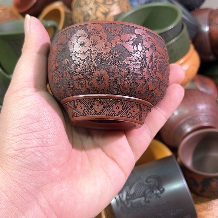茶杯紫砂全手工紫砂主人杯