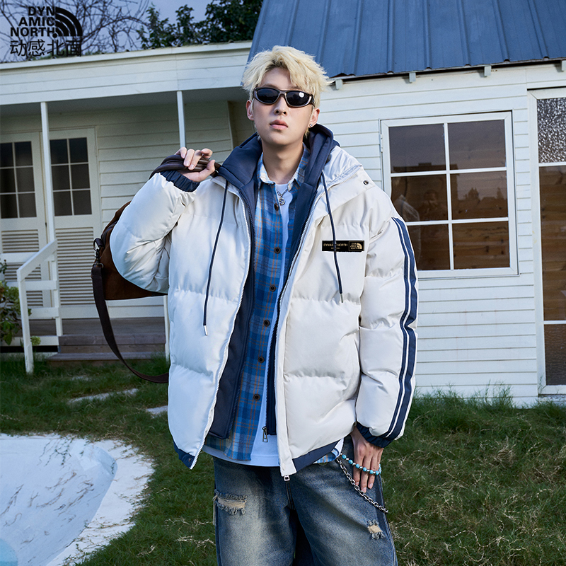 动感北面冬季夹克棉服2025秋冬季加厚保暖休闲百搭情侣款外套