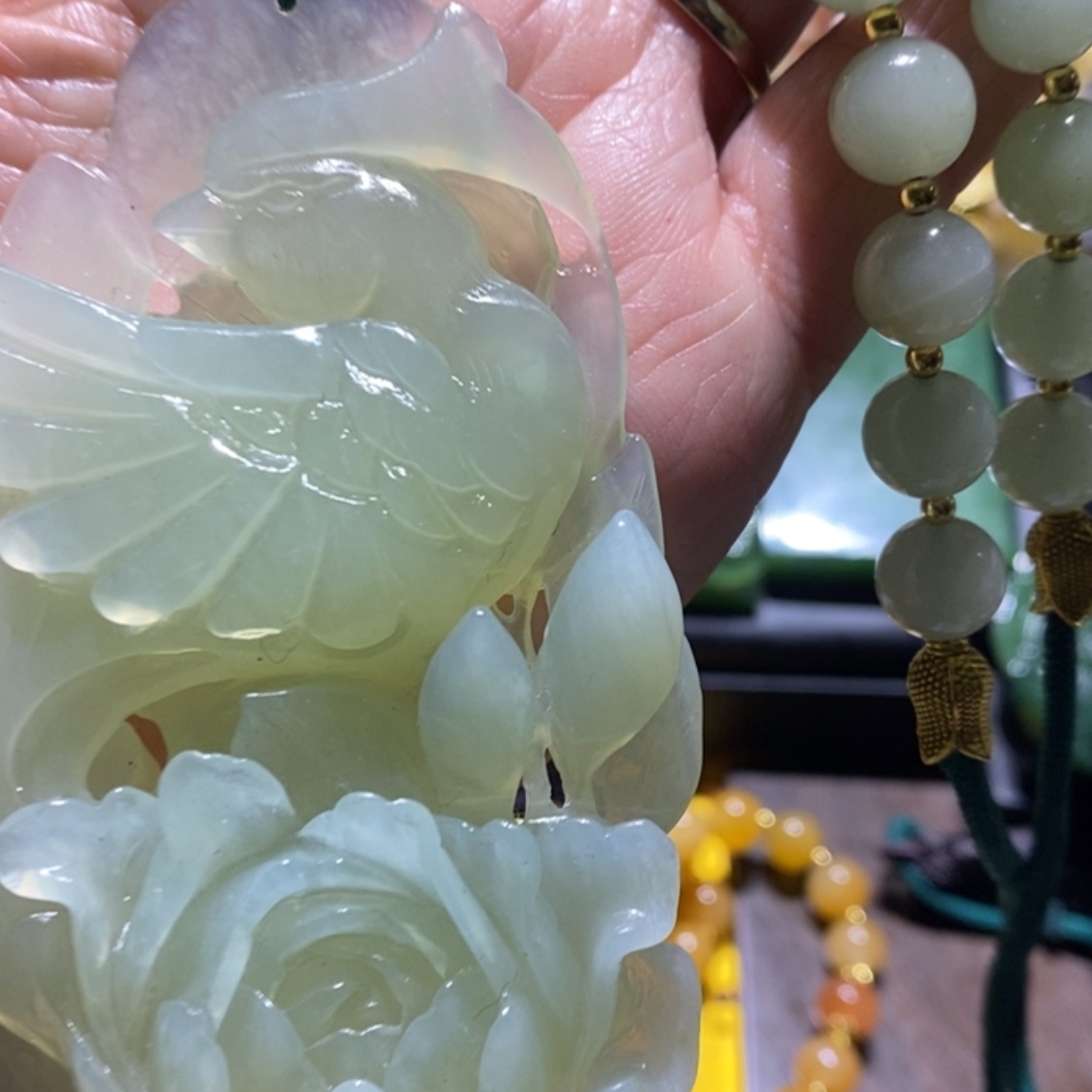 【闪购商品】岫玉毛衣链未镶嵌