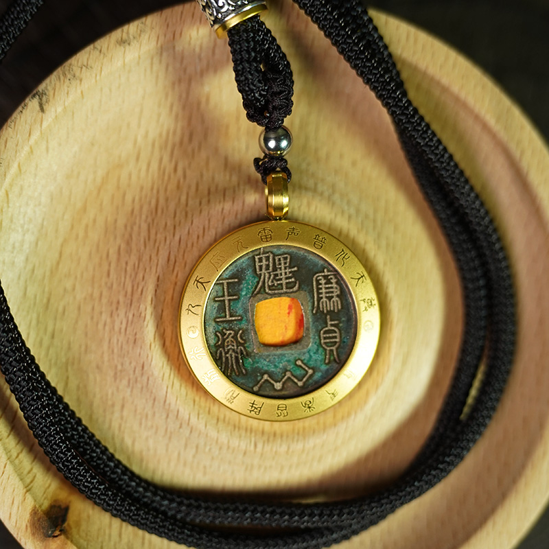 铜吊坠 七星花钱吊坠品质高货【龙虎山本地直发】