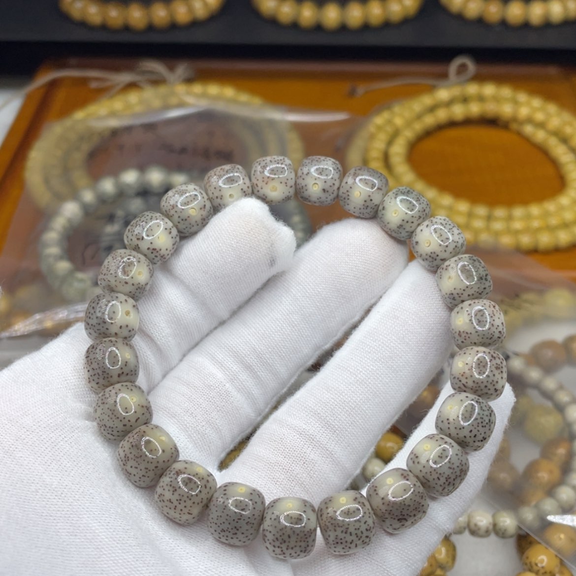 【闪购商品】星月菩提吊坠10.5糯冰月朗星稀双留白