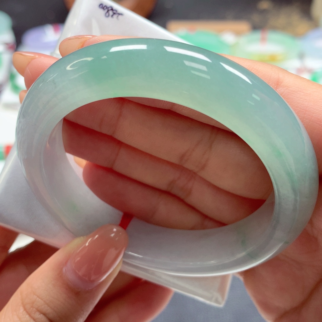 翡翠手镯未镶嵌55正（26）33号