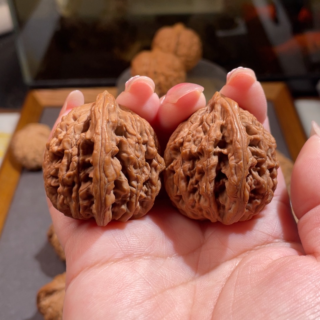 文玩核桃吊坠39虎头