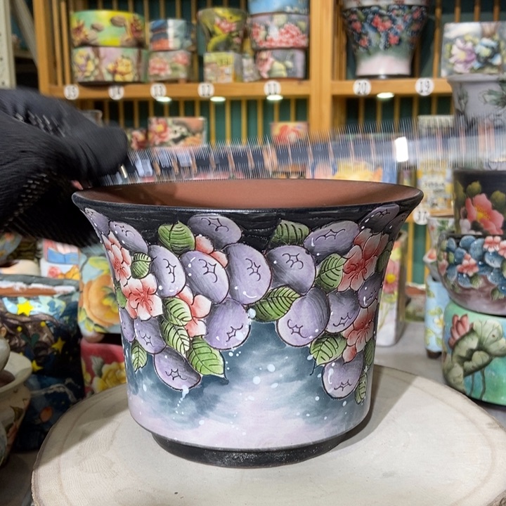 红陶景德镇艺术手绘作品