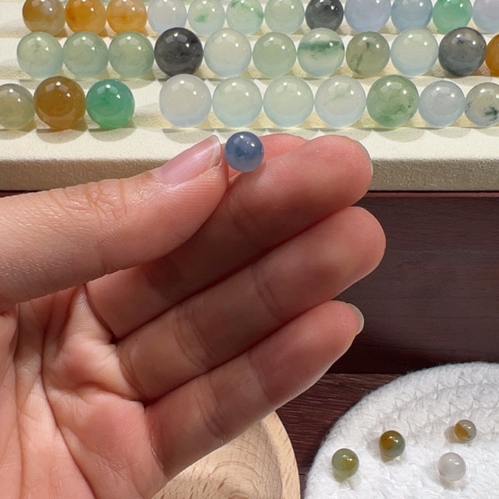 翡翠散珠天然缅甸翡翠A货