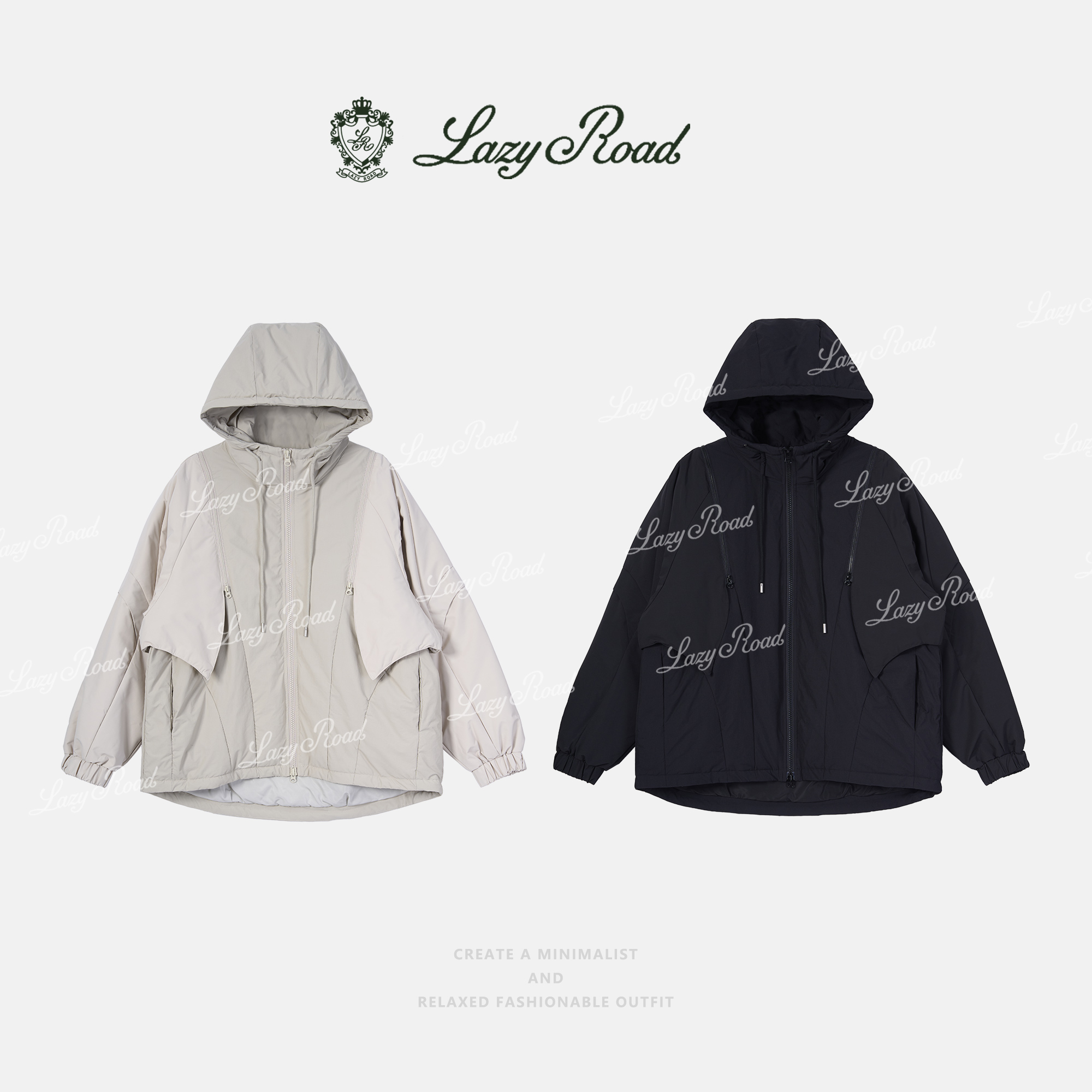 【LazyRoad】老钱风系列 90绒子羽绒服 -YF253125
