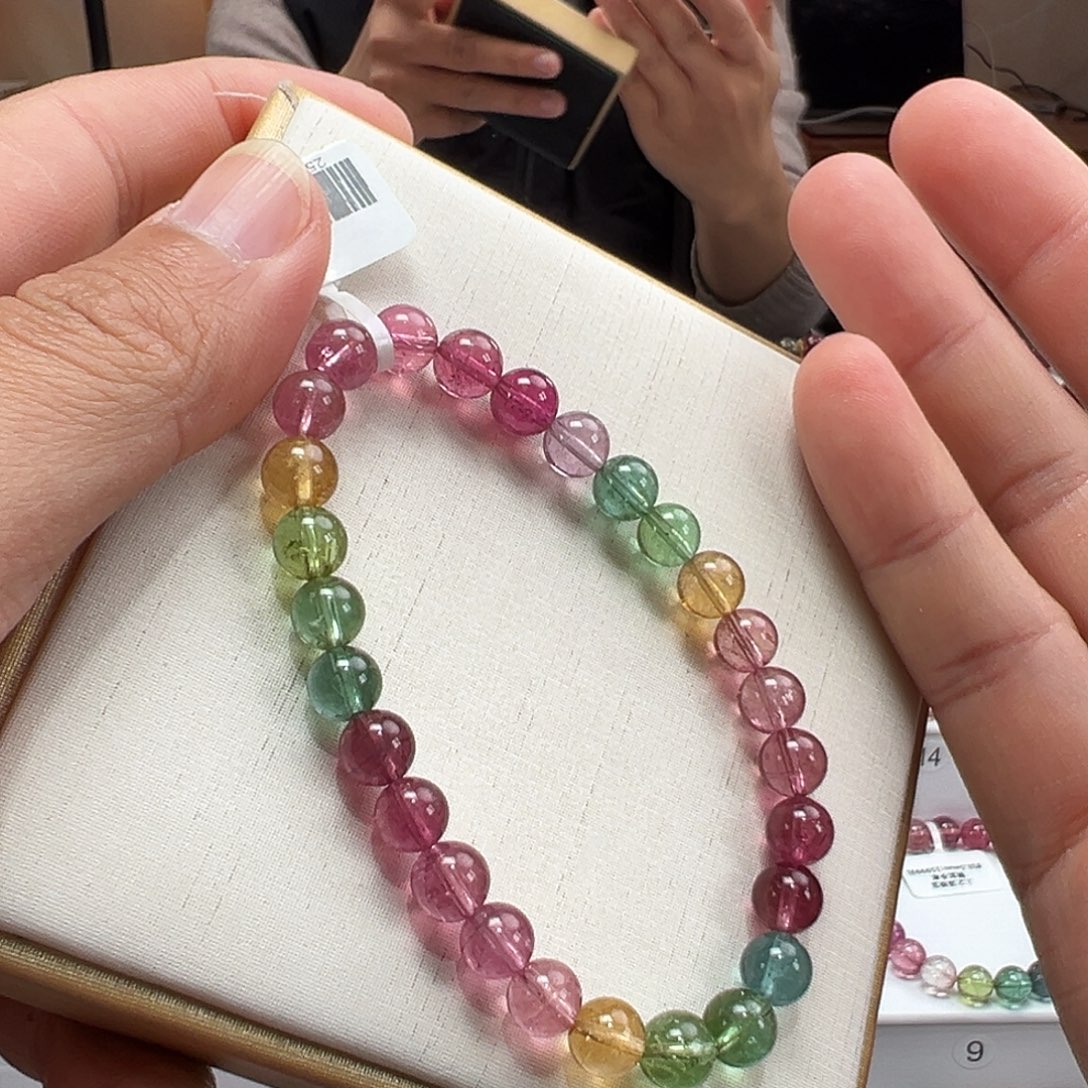 未镶嵌碧玺手串7mmmmmmmmmm