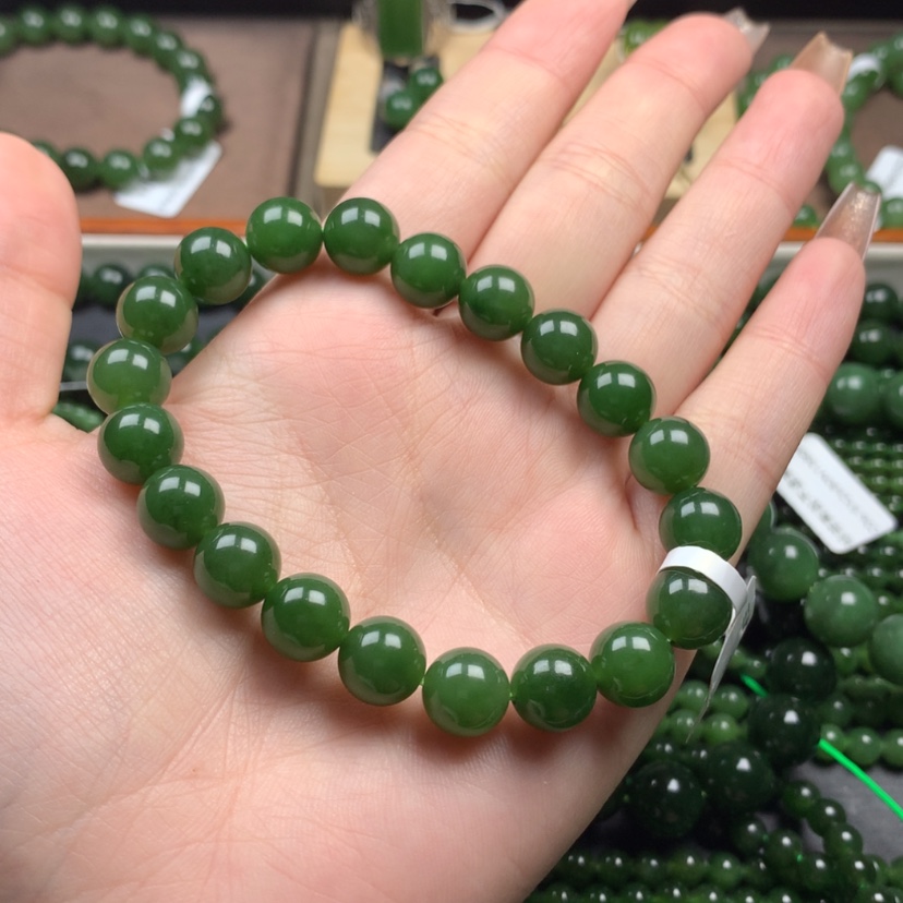 【闪购商品】和田玉（碧玉）手串未镶嵌周****