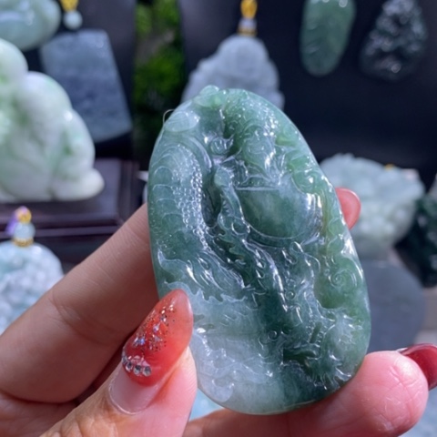 【闪购商品】颈饰未镶嵌翡翠财神