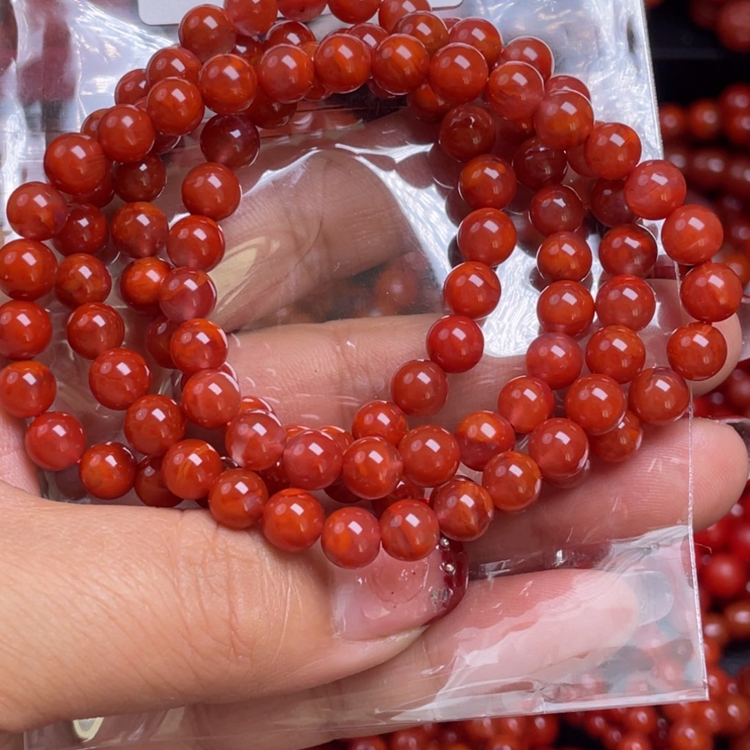 南红玛瑙项链未镶嵌聪*