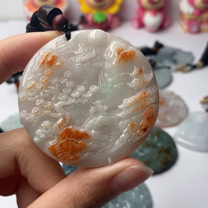 翡翠未镶嵌颈饰翡翠