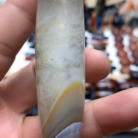 玛瑙/玉髓颈饰合金