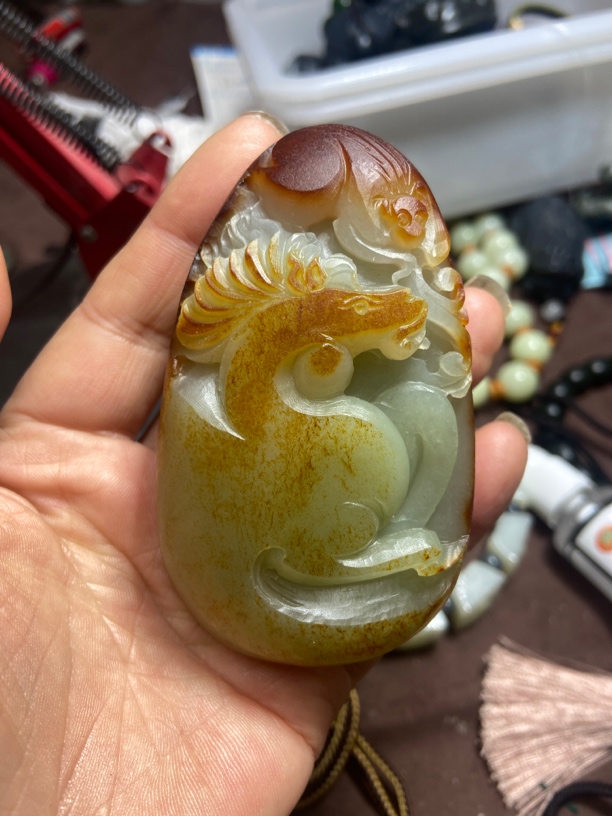 和田玉 把件 马上封侯