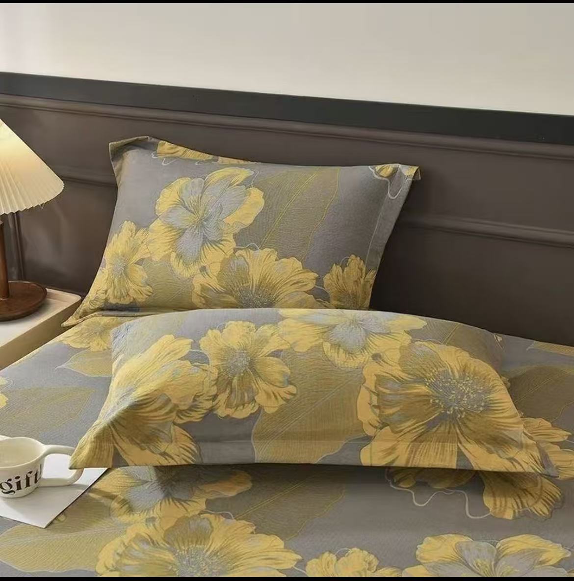 金彩花韵枕套一对（48*74cm）