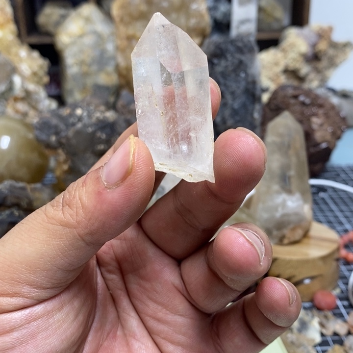 水晶水晶柱未镶嵌