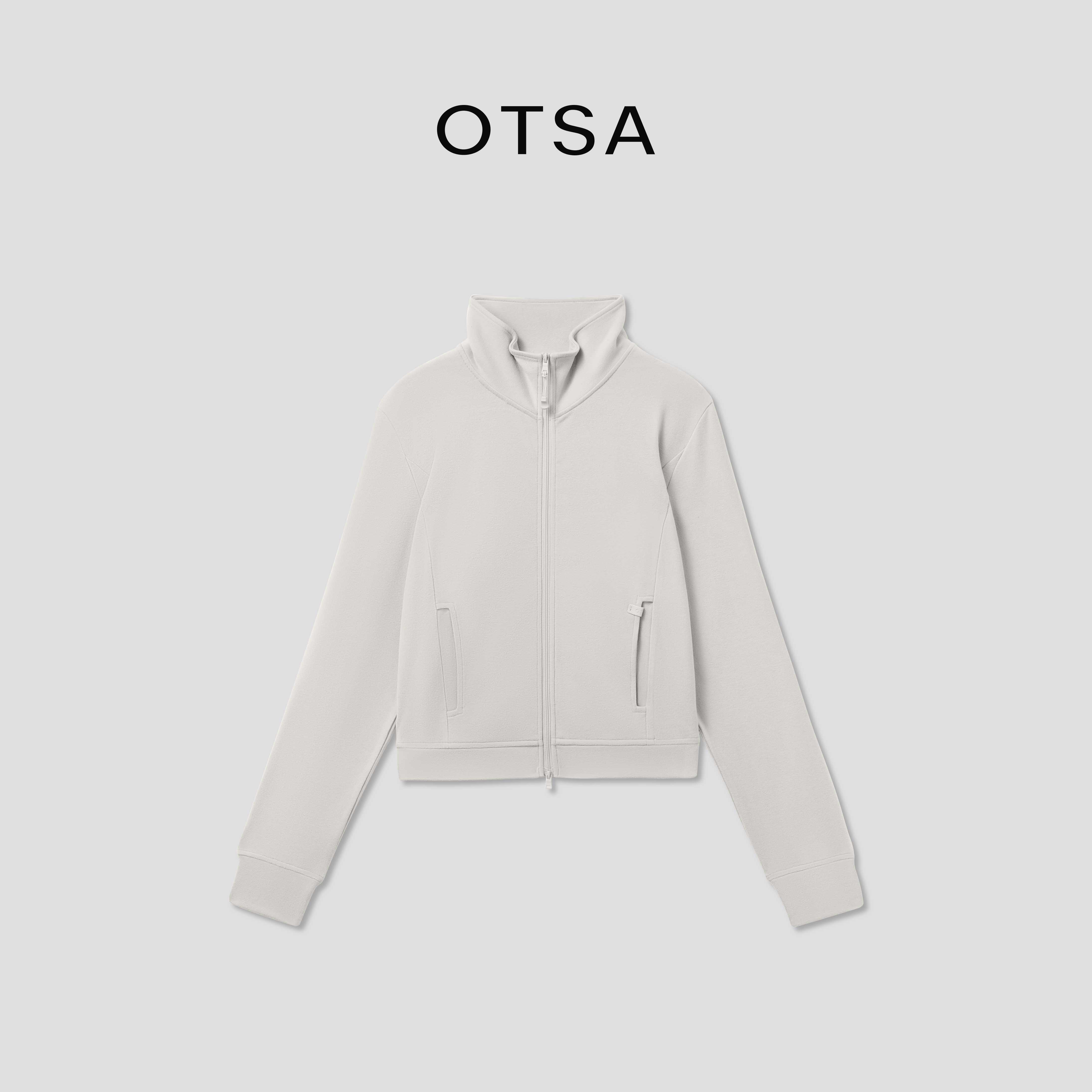 OTSA【36°C冬日暖阳】双面德绒 双拉链+4口袋 立领加厚运动外套139