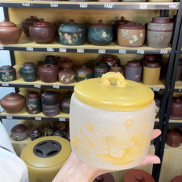 紫砂茶叶罐紫砂茶叶的