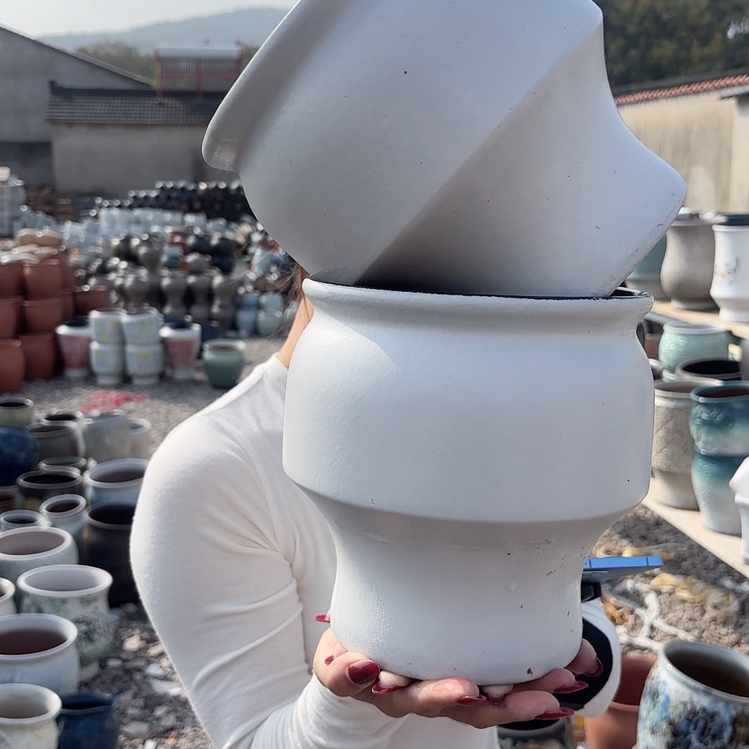 口径20高度20两个白火锅