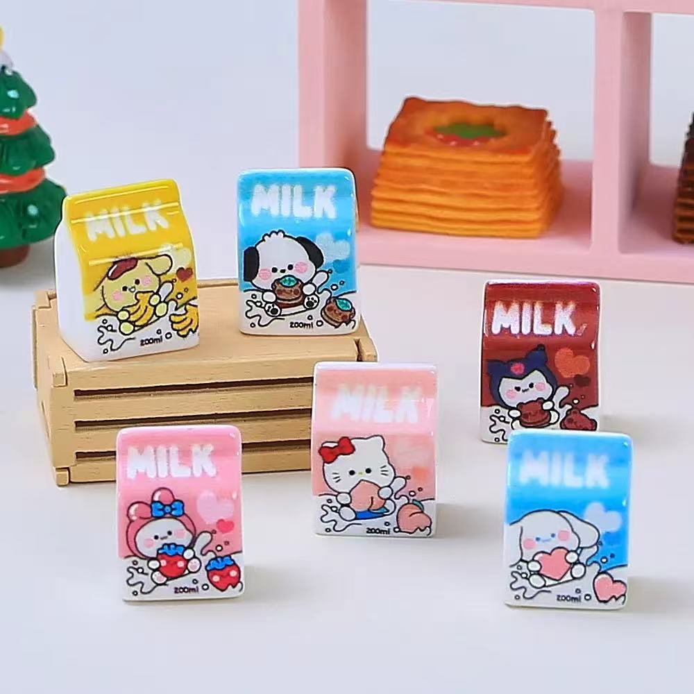 【许愿＋对碰＋清台】三丽鸥牛奶盒子桌面摆件潮玩动漫手办