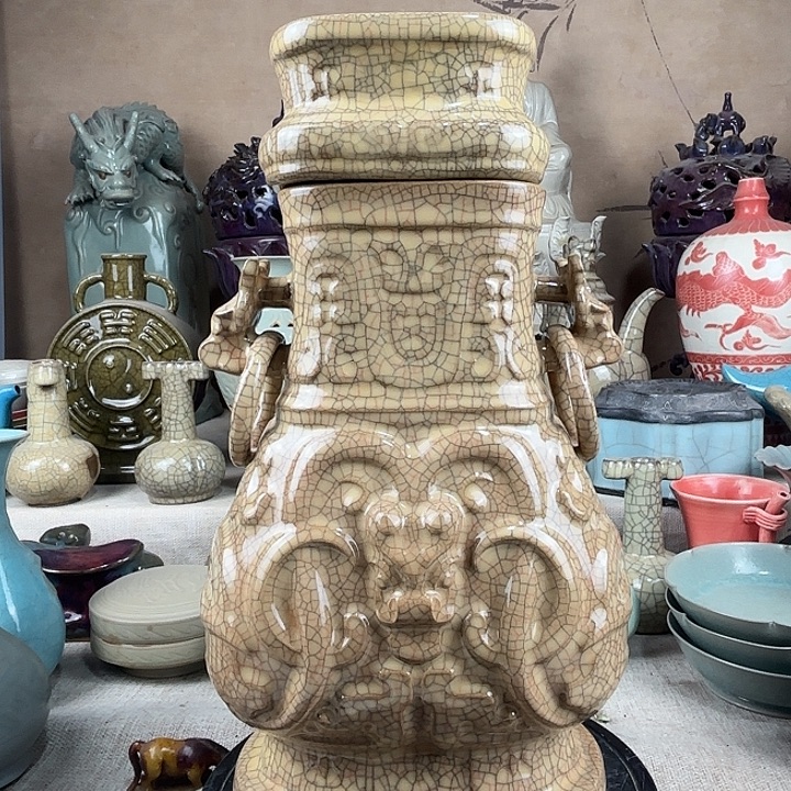 摆件瓷器好漂亮呀